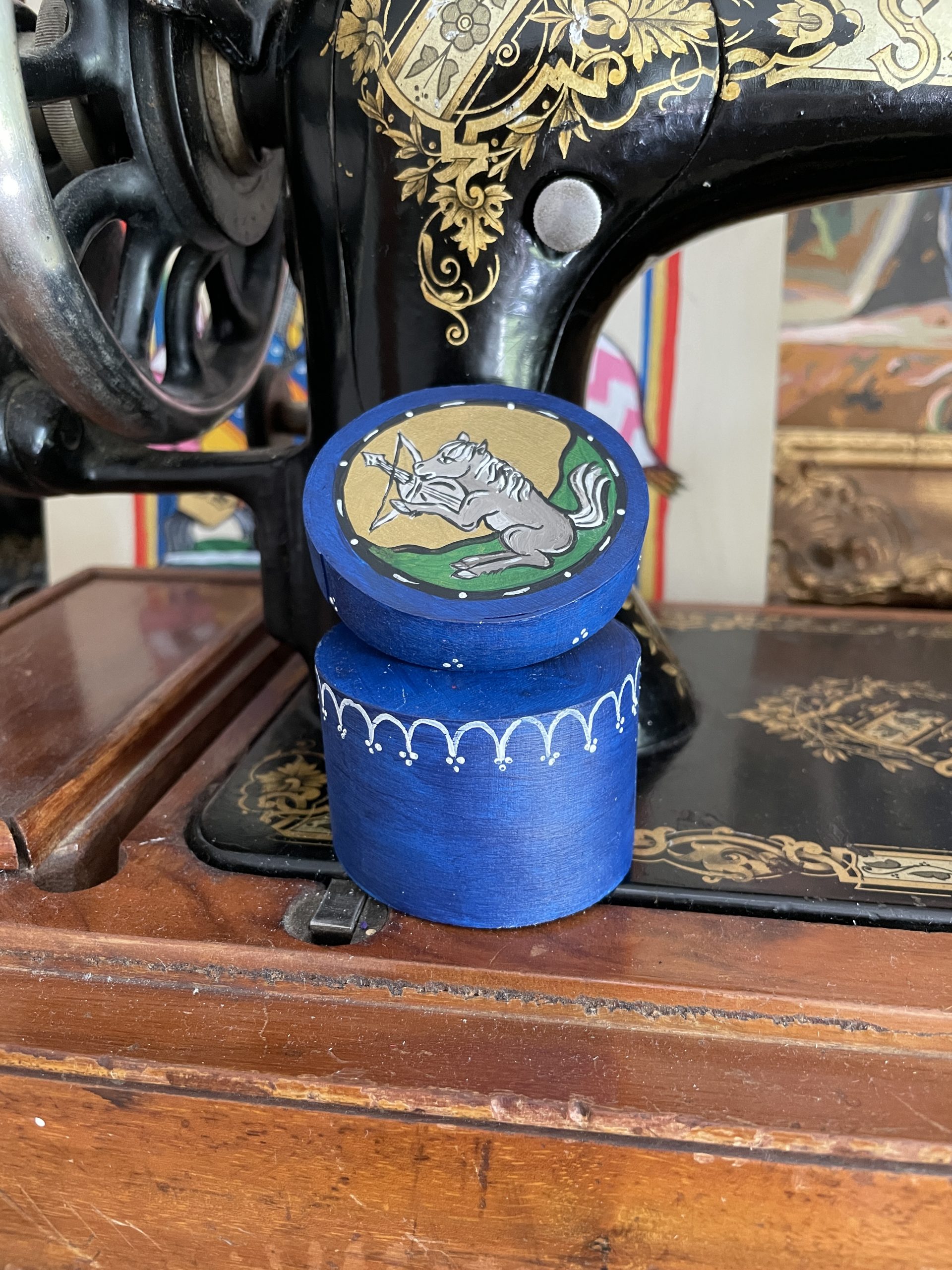 Spandose "Pferd mit Geige"