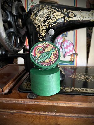 Spandose "Vogel mit Ranken"